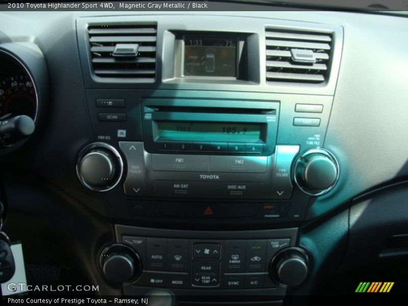 Magnetic Gray Metallic / Black 2010 Toyota Highlander Sport 4WD