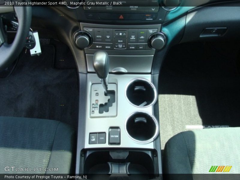 Magnetic Gray Metallic / Black 2010 Toyota Highlander Sport 4WD