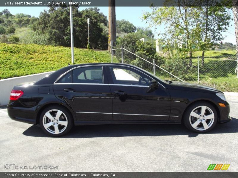 Black / Black 2012 Mercedes-Benz E 350 Sedan