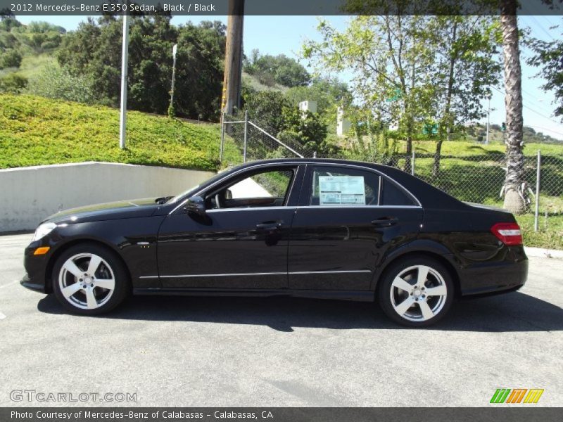 Black / Black 2012 Mercedes-Benz E 350 Sedan