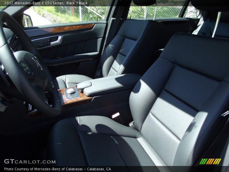 Black / Black 2012 Mercedes-Benz E 350 Sedan
