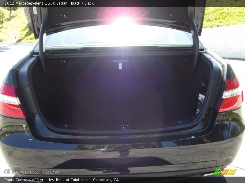 Black / Black 2012 Mercedes-Benz E 350 Sedan