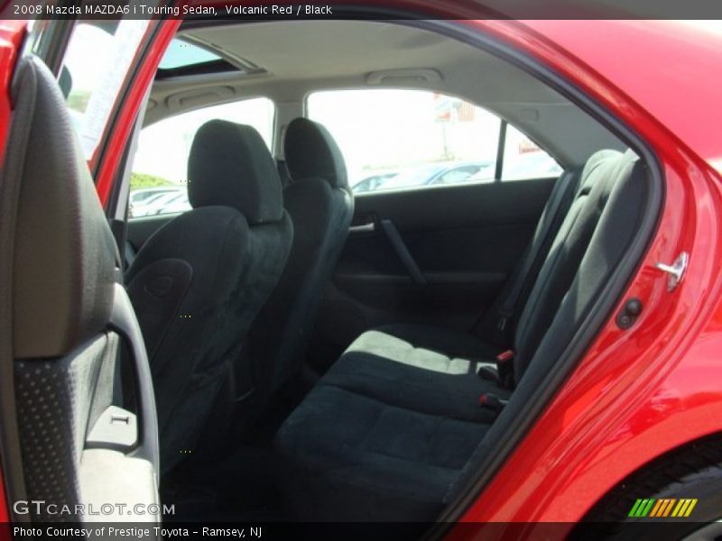 Volcanic Red / Black 2008 Mazda MAZDA6 i Touring Sedan