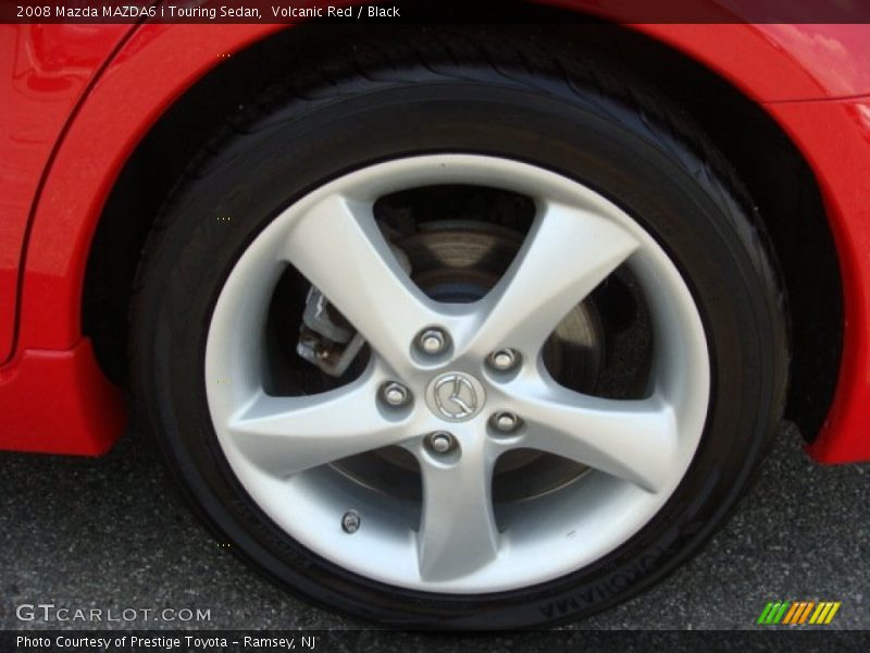 Volcanic Red / Black 2008 Mazda MAZDA6 i Touring Sedan