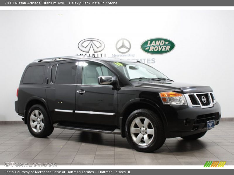 Galaxy Black Metallic / Stone 2010 Nissan Armada Titanium 4WD
