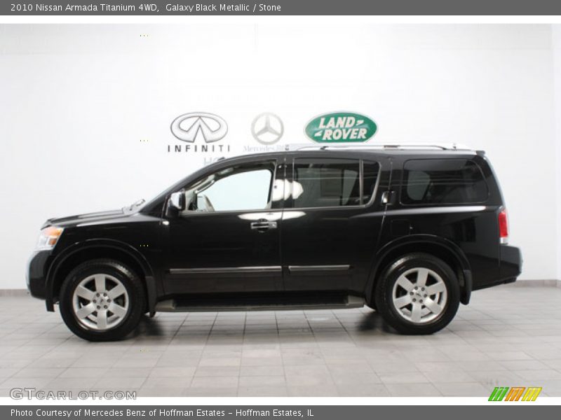 Galaxy Black Metallic / Stone 2010 Nissan Armada Titanium 4WD