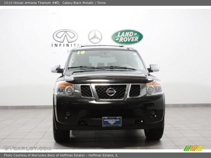 Galaxy Black Metallic / Stone 2010 Nissan Armada Titanium 4WD