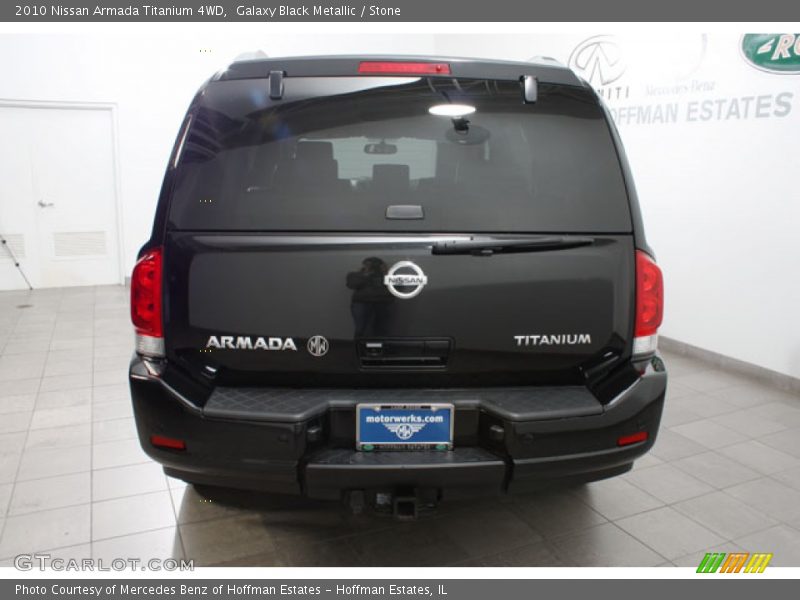 Galaxy Black Metallic / Stone 2010 Nissan Armada Titanium 4WD