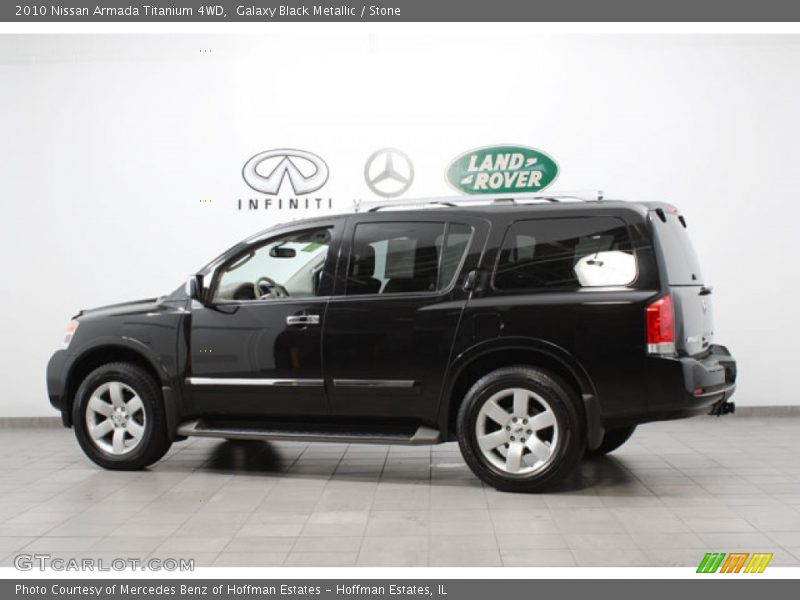 Galaxy Black Metallic / Stone 2010 Nissan Armada Titanium 4WD