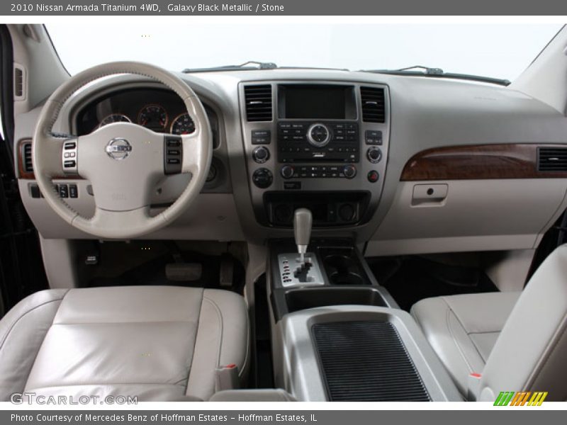 Galaxy Black Metallic / Stone 2010 Nissan Armada Titanium 4WD