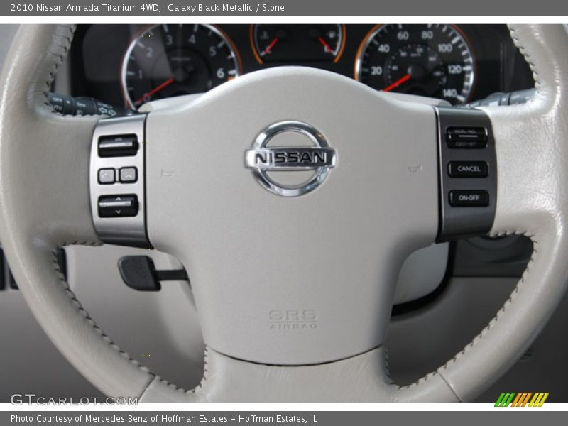 Galaxy Black Metallic / Stone 2010 Nissan Armada Titanium 4WD