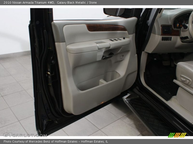 Galaxy Black Metallic / Stone 2010 Nissan Armada Titanium 4WD