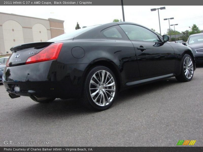 Black Obsidian / Graphite 2011 Infiniti G 37 x AWD Coupe