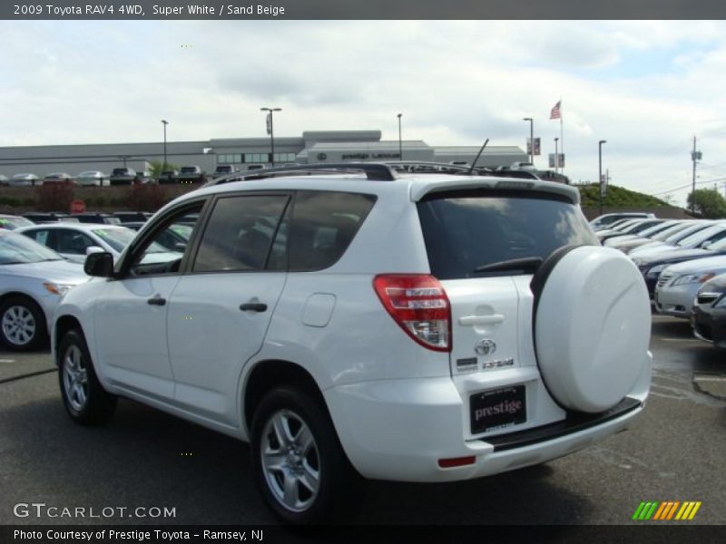 Super White / Sand Beige 2009 Toyota RAV4 4WD