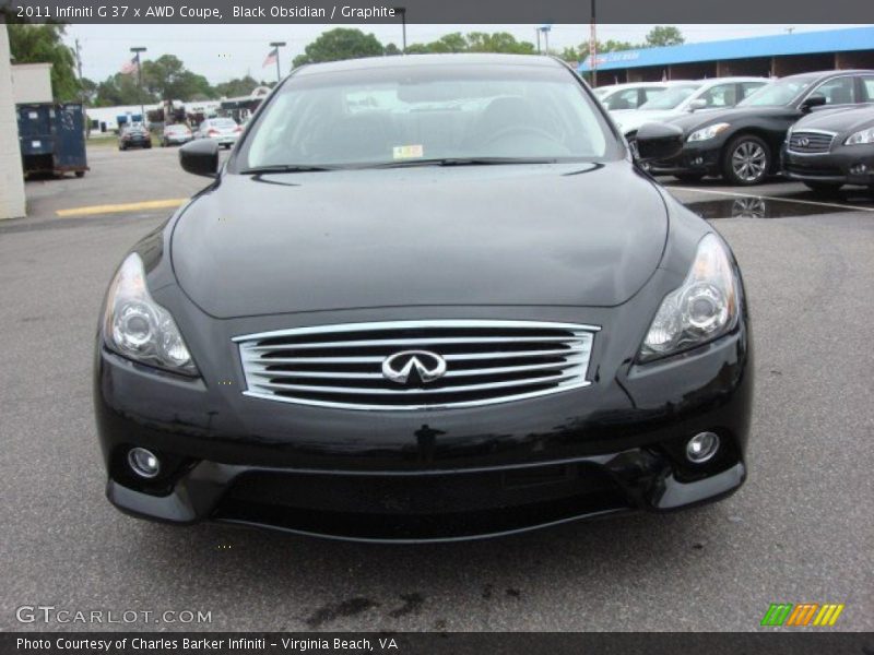 Black Obsidian / Graphite 2011 Infiniti G 37 x AWD Coupe