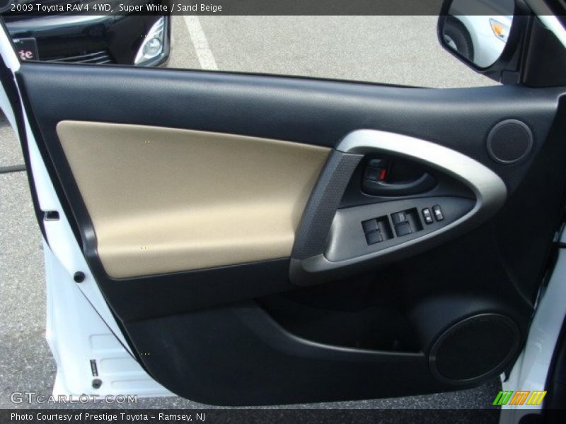 Super White / Sand Beige 2009 Toyota RAV4 4WD