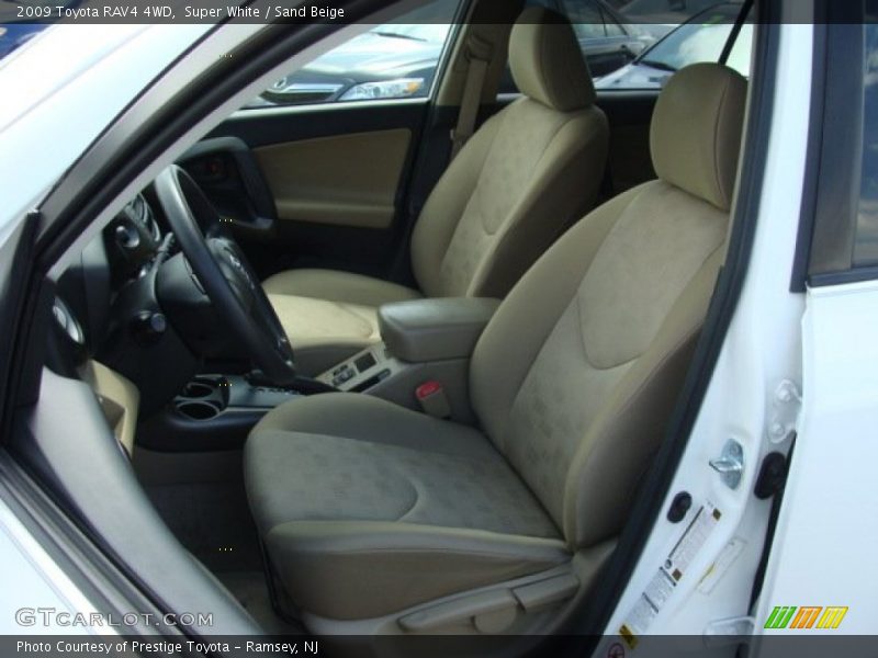 Super White / Sand Beige 2009 Toyota RAV4 4WD