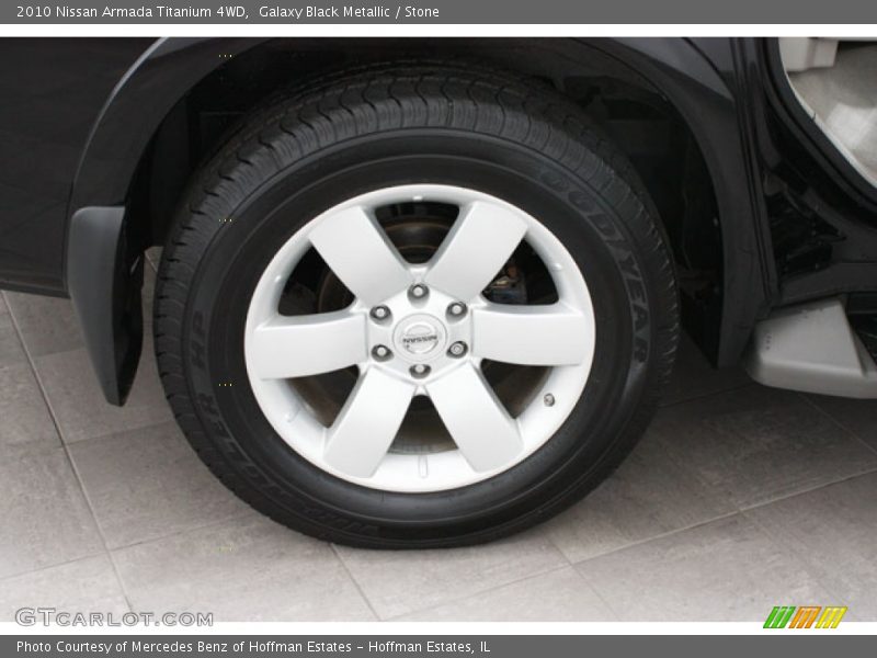 Galaxy Black Metallic / Stone 2010 Nissan Armada Titanium 4WD
