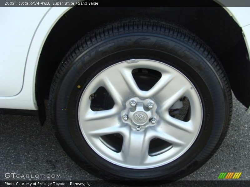Super White / Sand Beige 2009 Toyota RAV4 4WD