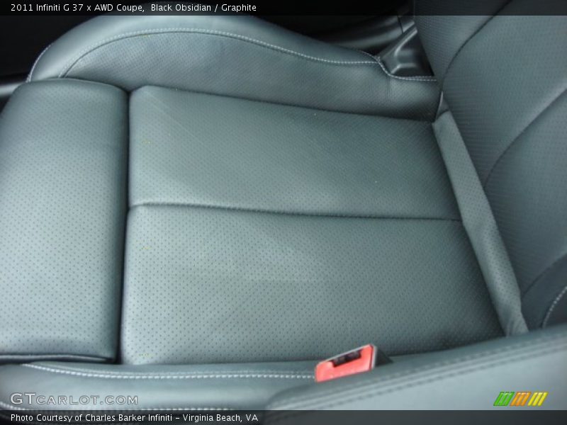 Black Obsidian / Graphite 2011 Infiniti G 37 x AWD Coupe