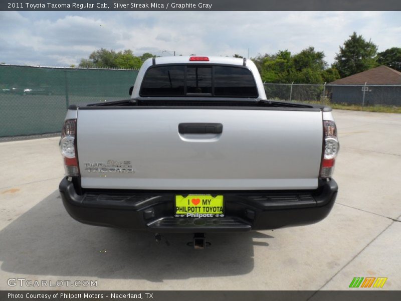 Silver Streak Mica / Graphite Gray 2011 Toyota Tacoma Regular Cab