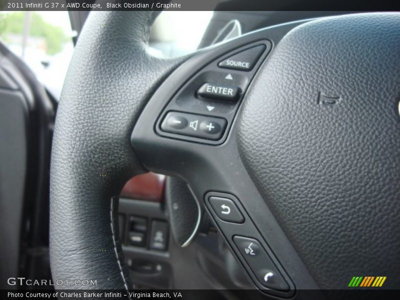 Controls of 2011 G 37 x AWD Coupe