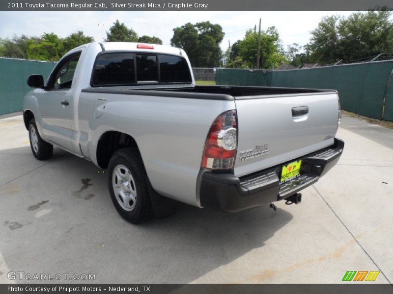 Silver Streak Mica / Graphite Gray 2011 Toyota Tacoma Regular Cab