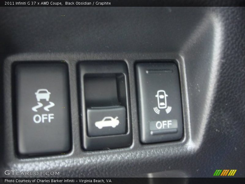 Black Obsidian / Graphite 2011 Infiniti G 37 x AWD Coupe