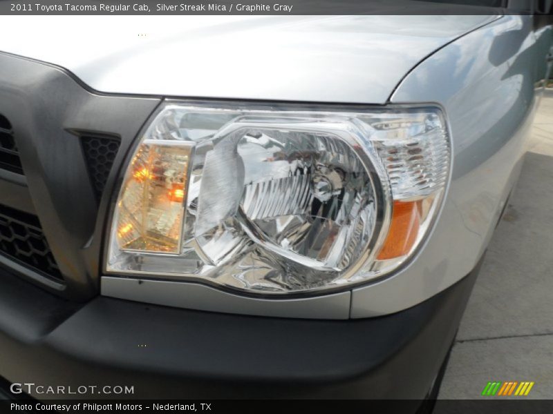 Silver Streak Mica / Graphite Gray 2011 Toyota Tacoma Regular Cab