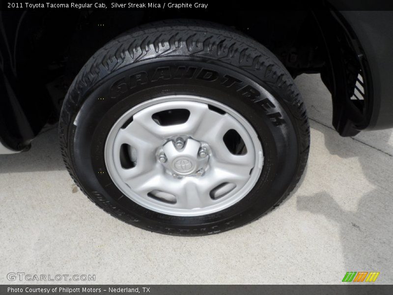 Silver Streak Mica / Graphite Gray 2011 Toyota Tacoma Regular Cab