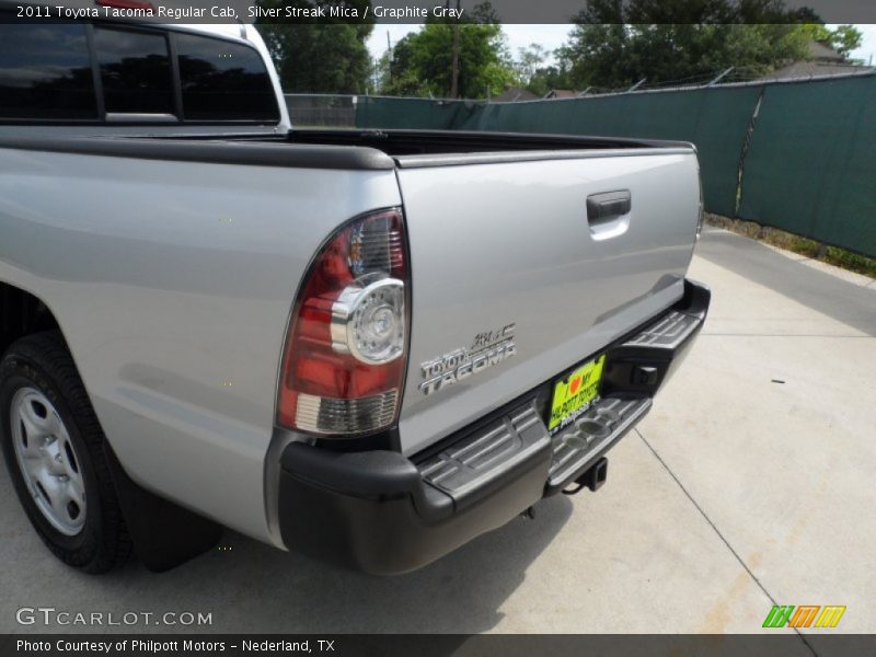 Silver Streak Mica / Graphite Gray 2011 Toyota Tacoma Regular Cab