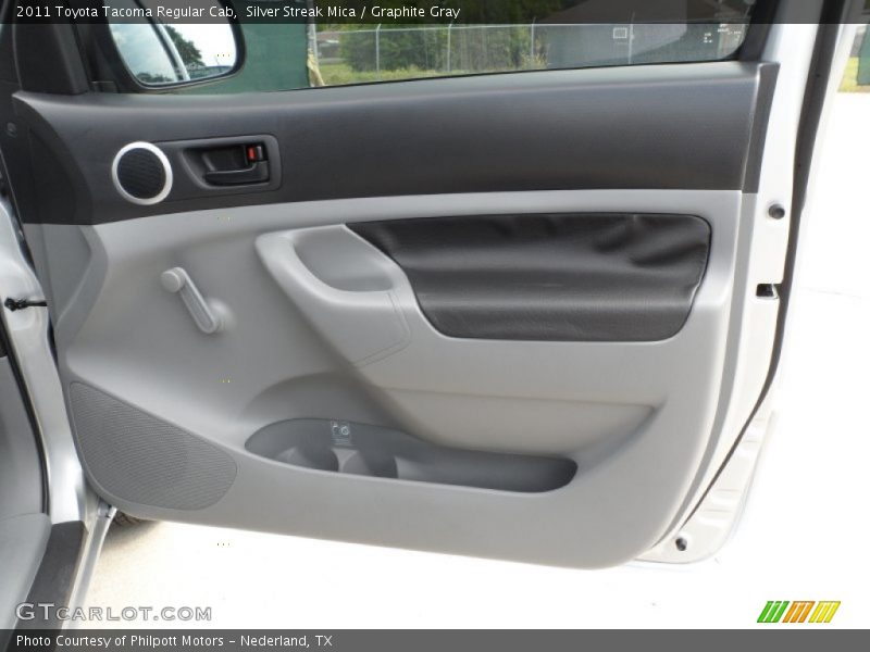 Silver Streak Mica / Graphite Gray 2011 Toyota Tacoma Regular Cab