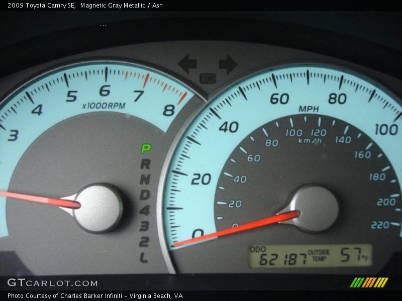Magnetic Gray Metallic / Ash 2009 Toyota Camry SE