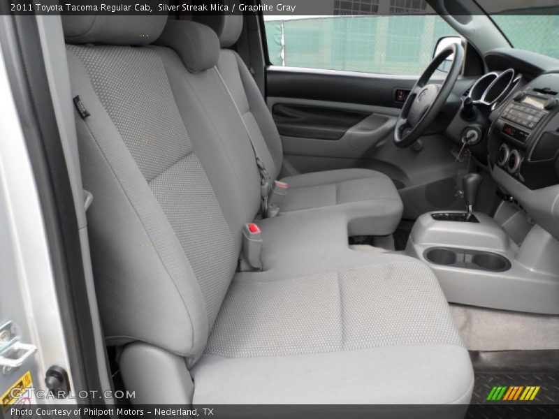 Silver Streak Mica / Graphite Gray 2011 Toyota Tacoma Regular Cab