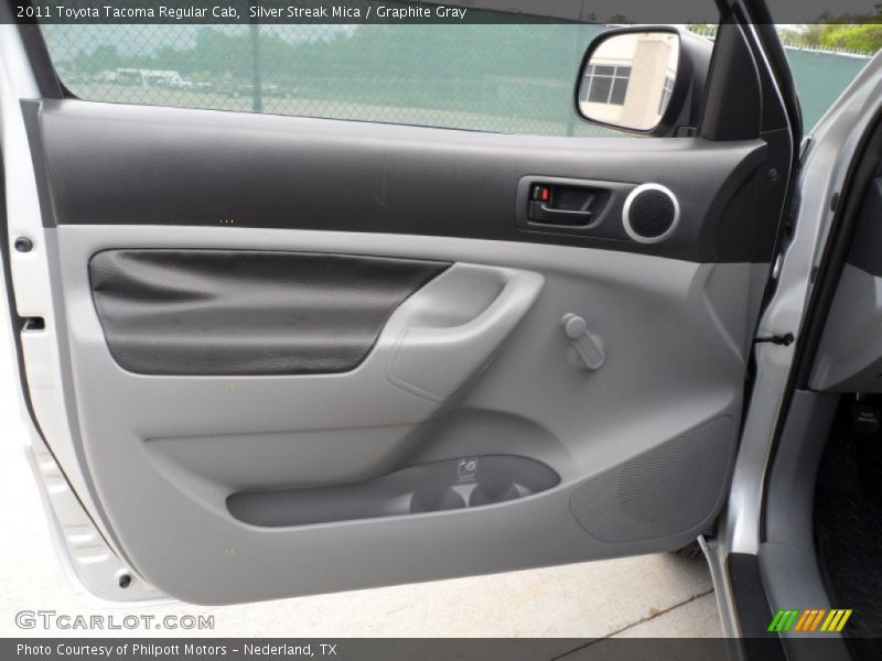 Silver Streak Mica / Graphite Gray 2011 Toyota Tacoma Regular Cab