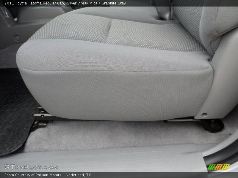 Silver Streak Mica / Graphite Gray 2011 Toyota Tacoma Regular Cab