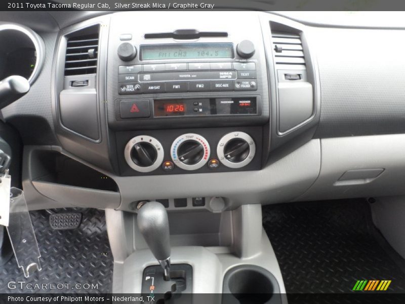 Silver Streak Mica / Graphite Gray 2011 Toyota Tacoma Regular Cab
