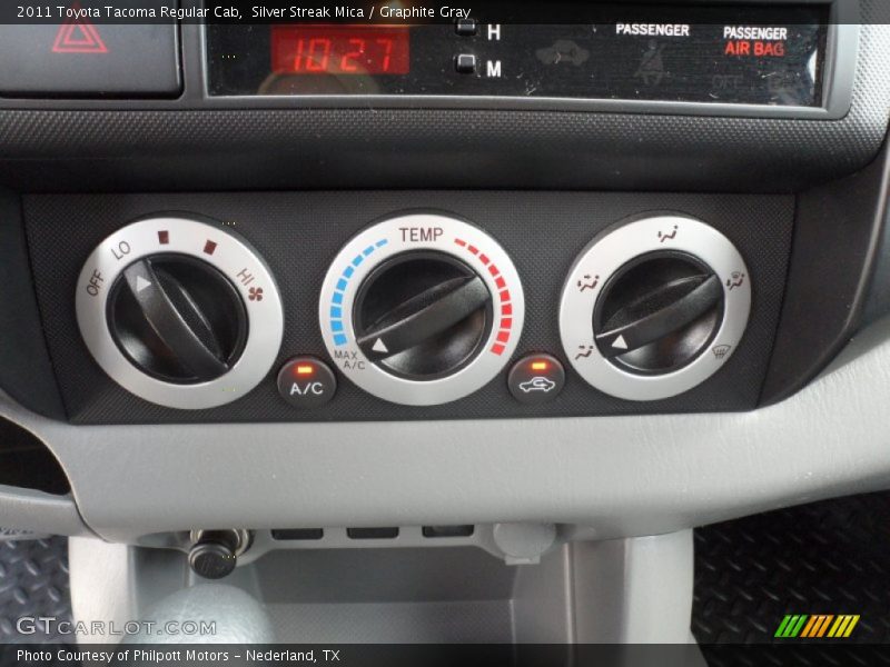 Silver Streak Mica / Graphite Gray 2011 Toyota Tacoma Regular Cab