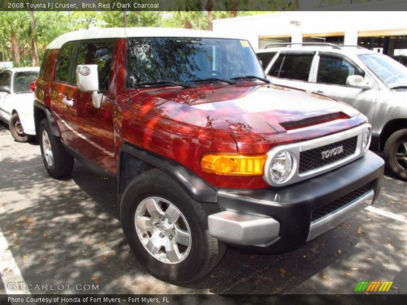 Brick Red / Dark Charcoal 2008 Toyota FJ Cruiser
