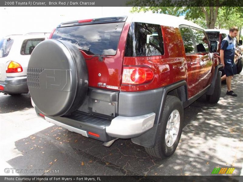 Brick Red / Dark Charcoal 2008 Toyota FJ Cruiser