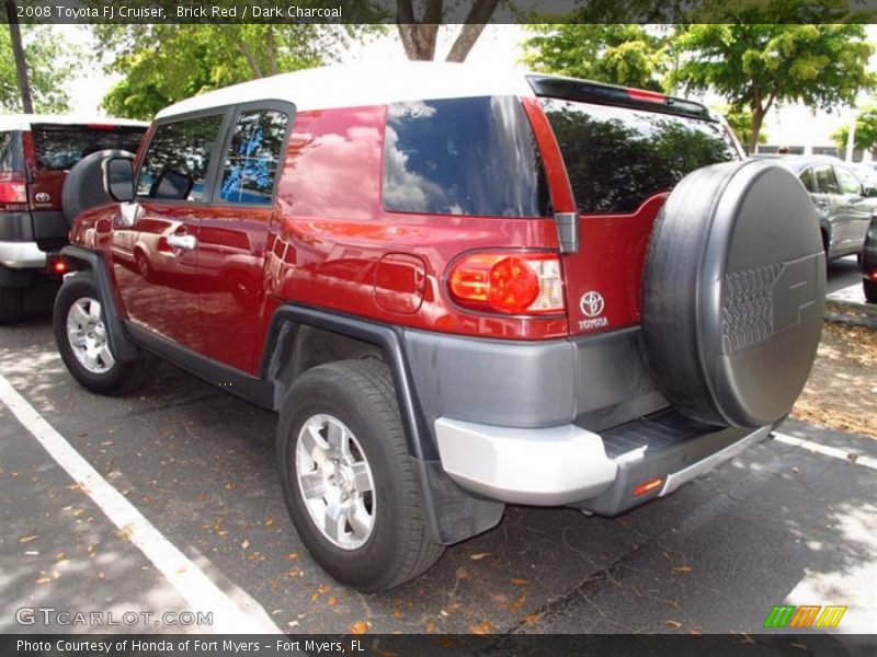 Brick Red / Dark Charcoal 2008 Toyota FJ Cruiser