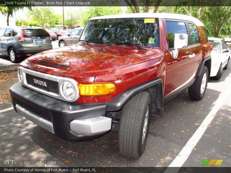 Brick Red / Dark Charcoal 2008 Toyota FJ Cruiser