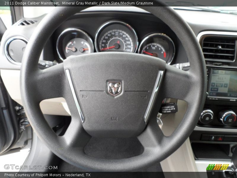 Mineral Gray Metallic / Dark Slate/Medium Graystone 2011 Dodge Caliber Mainstreet
