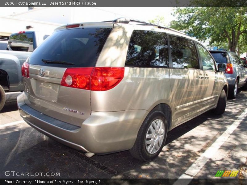 Desert Sand Mica / Taupe 2006 Toyota Sienna LE