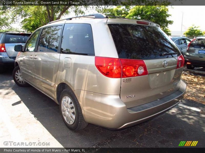 Desert Sand Mica / Taupe 2006 Toyota Sienna LE