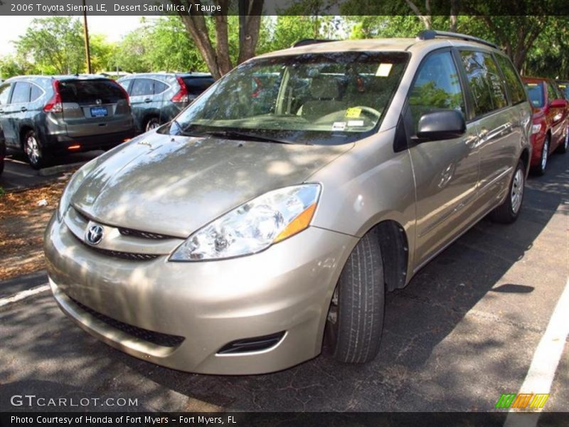 Desert Sand Mica / Taupe 2006 Toyota Sienna LE