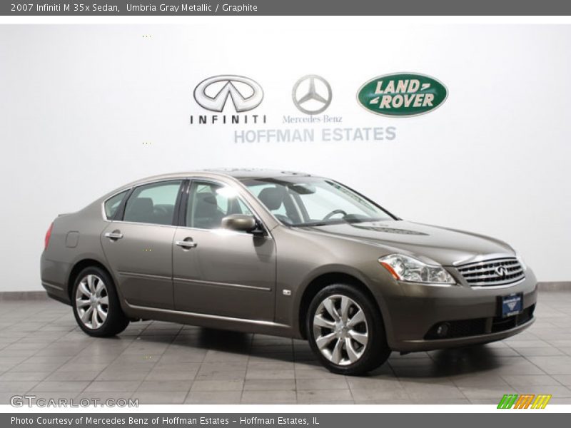 Umbria Gray Metallic / Graphite 2007 Infiniti M 35x Sedan