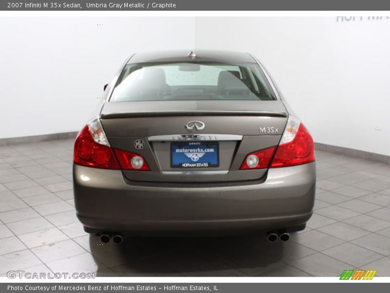 Umbria Gray Metallic / Graphite 2007 Infiniti M 35x Sedan