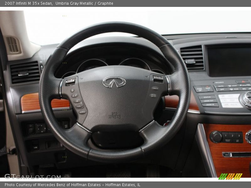 Umbria Gray Metallic / Graphite 2007 Infiniti M 35x Sedan