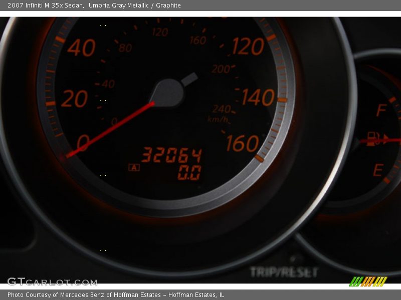 Umbria Gray Metallic / Graphite 2007 Infiniti M 35x Sedan